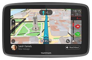 TomTom GO 6200 Pkw-Navi (6 Zoll, mit Freisprechen, Siri und Google Now, Updates ber Wi-Fi, Lebenslang Traffic via SIM-Karte und Weltkarten ab  149.-