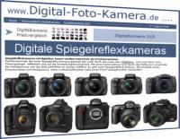 Digitale Kameras Preis und Produktvergleich für Digitalkameras und Spiegelreflex Kameras (Canon,Nikon,Sony)