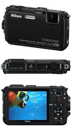 Testsieger 2012 - Wasserdichte Outdoor-Digitalkamera Nikon Coolpix AW100 