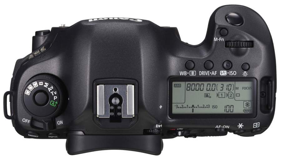 Canon EOS 5DS (Ansicht von Oben)