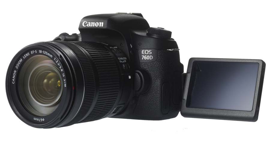 Canon EOS 760D mit Klappdisplay