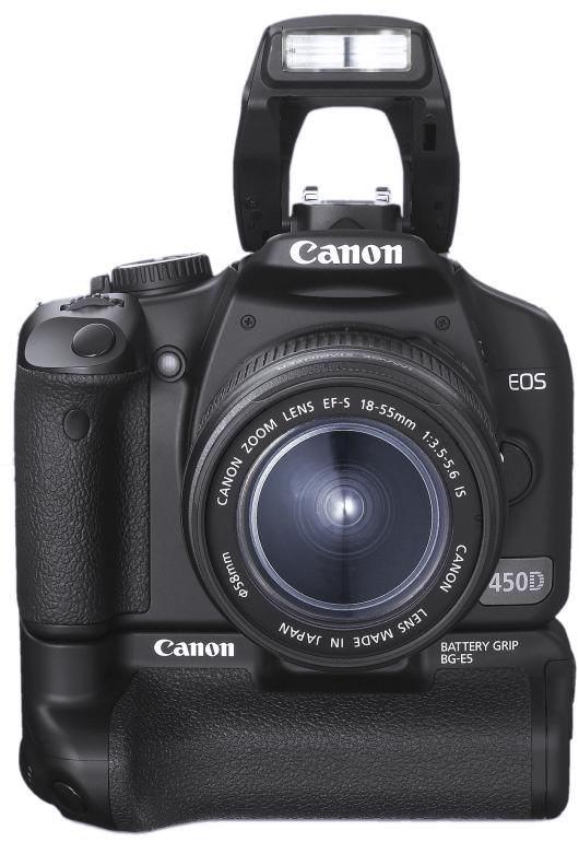 Canon EOS 450D mit Hochformatgriff