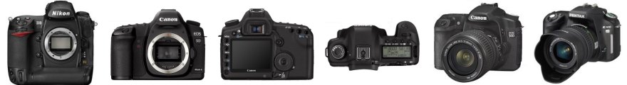 Foto: Vergleich für Angebote von digitalen Spiegelreflexkameras