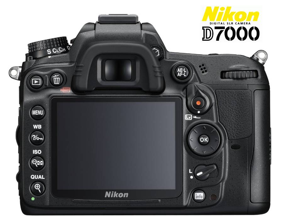 Foto: DSLR Nikon D7000 Gehuse Rckansicht (Back)