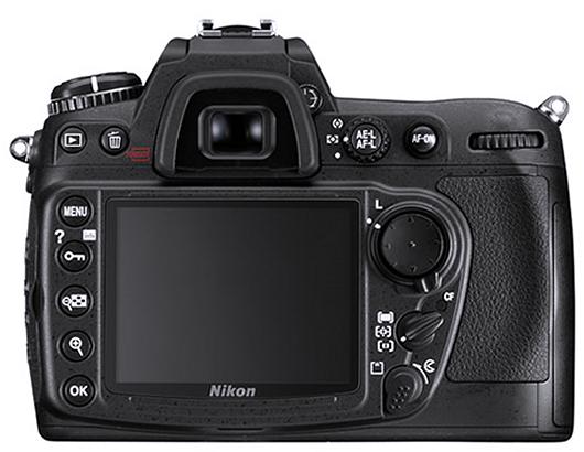 Foto: Digitale Spiegelreflex Kamera Nikon D-300 Ansicht von hinten