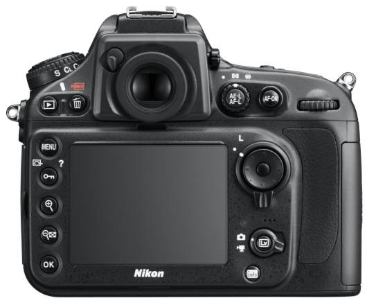 Foto: Nikon D800 Ansicht von hinten