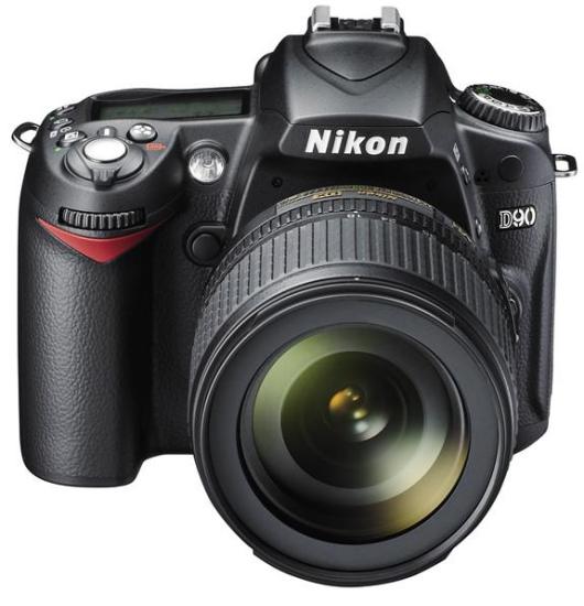 Nikon D90 Vorderansicht