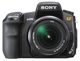 Bild: Spiegelreflexkamera Sony A-200 Alpha