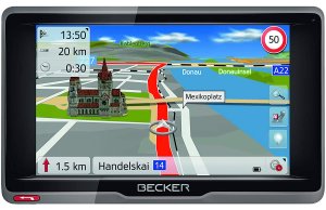 Becker ready.5 CE Navigationsgert (12,7 cm (5 Zoll) Bildschirm, 20 Lnder vorinstalliert, TMC, inkl. MagClick Aktivhalter, SituationScan) ab  119.-