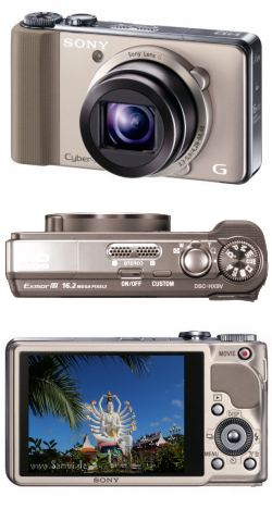 Im Vergleich die besten Videos im Test lieferte die Sony-HX9V