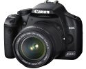 Canon EOS 450D - Markteinfhrung ab Mrz 2008 im Handel erhltlich - Die Canon Spiegelreflexkamera EOS 450D ist die erste digitale EOS-Kamera der Einsteigerklasse mit LiveView.  Mit 12,2-Megapixel-Sensor Auflsung macht die DSLR Kamera einen groen technologischen Sprung im Vergleich zu den der legendren Vorgngermodellen 400D, 350D und 300D. In den Folgejahren stellt Canon die weiteren Modelle 500D, 550D und im Jahr 2011 die 600D mit 18 Megapixel Auflsung und Klappmonitor vor.